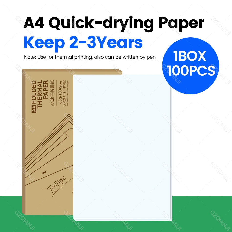 Feuilles Et Rouleaux de Papiers Thermique A4