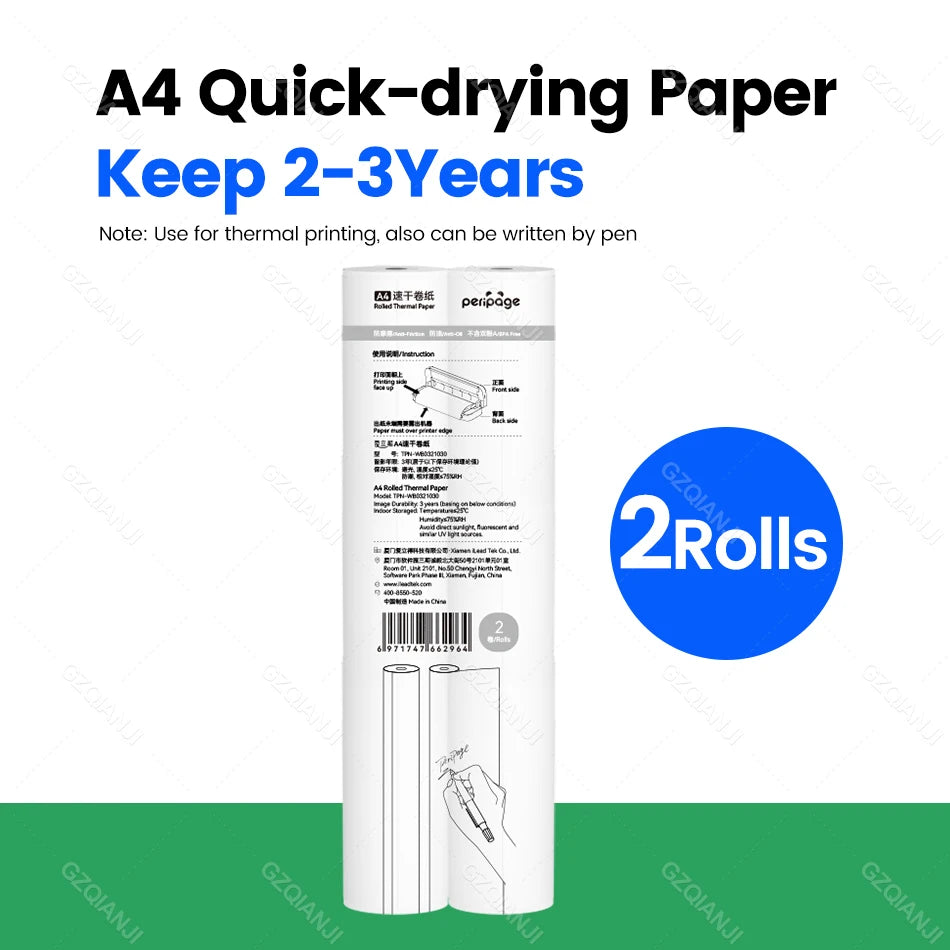 Feuilles Et Rouleaux de Papiers Thermique A4